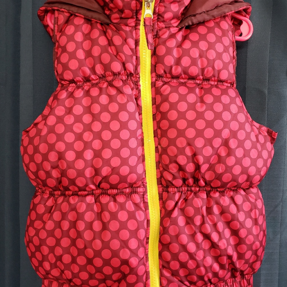 Girls Pink Hooded Vest